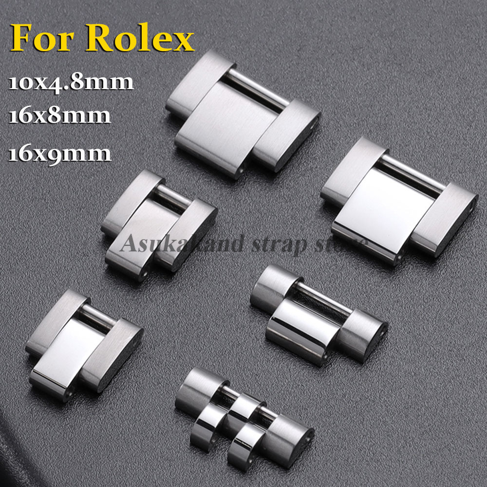 Luxury Watch Online - 16x8mm/16x9mm/10x4.8mmメタルエクステンションリンク、ロレックス プレジデント オイスター ジュビリーウォッチストラップ用、GMT サブマリーナ デイトナ