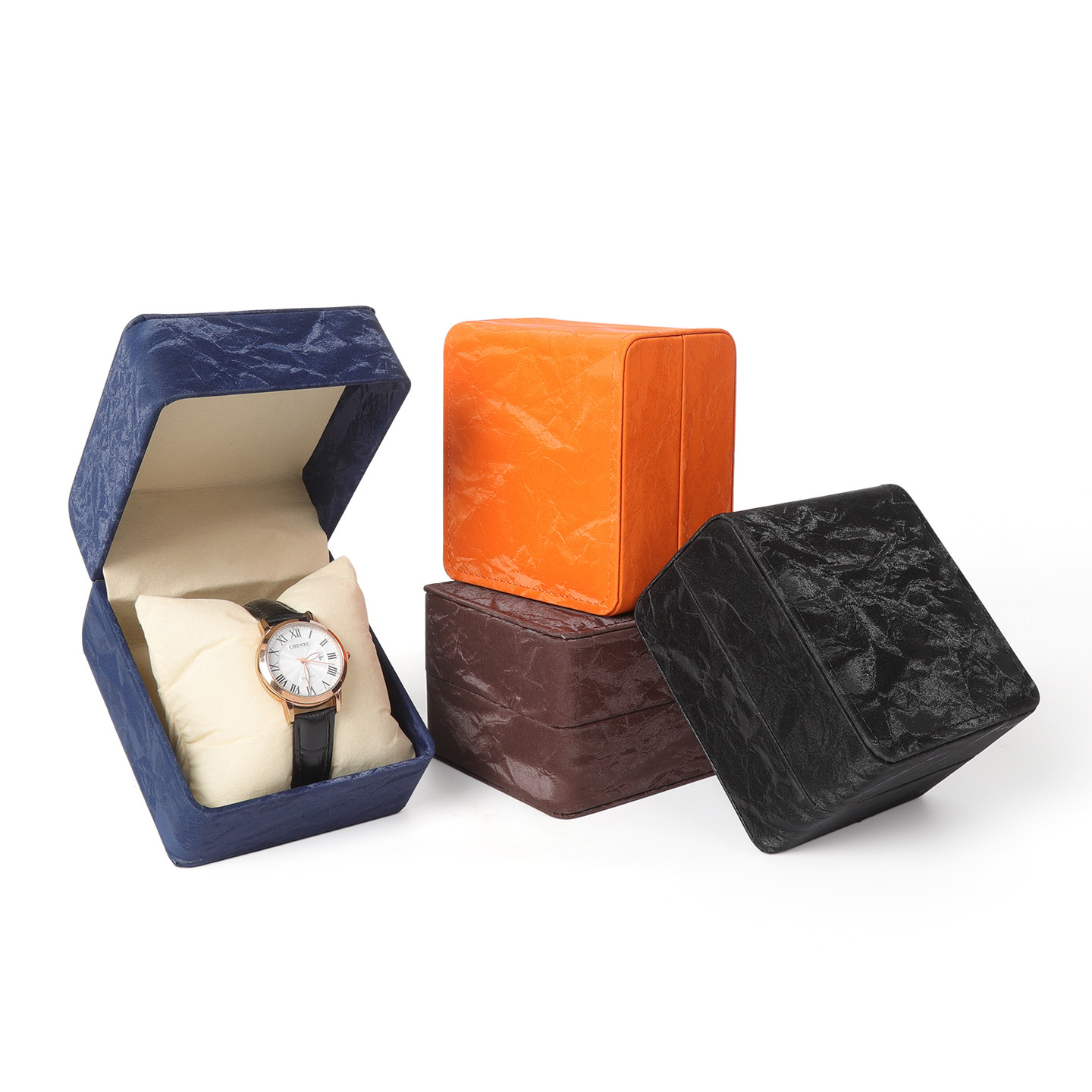 ラウンドコーナーPU腕時計ボックス、シングル腕時計ギフト包装 - Luxury Watch Packaging Box のレビューと価格