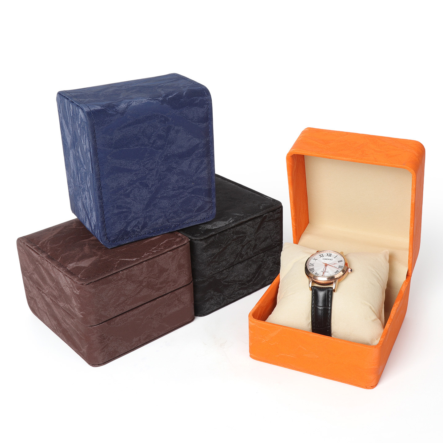 ラウンドコーナーPU腕時計ボックス、シングル腕時計ギフト包装 - Luxury Watch Packaging Box のレビューと価格