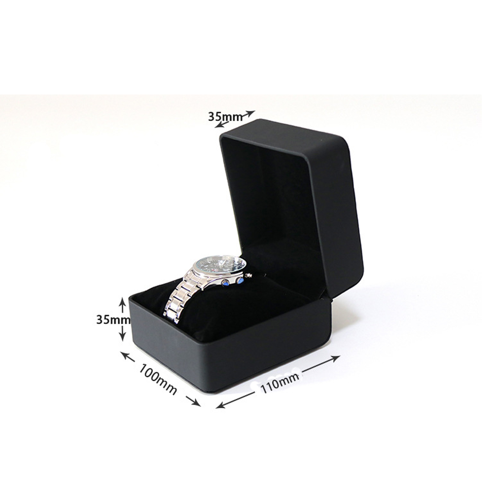 Lnofxas ブラック シングルウォッチ ギフトボックス  - Luxury Watch Packaging Box のレビューと価格