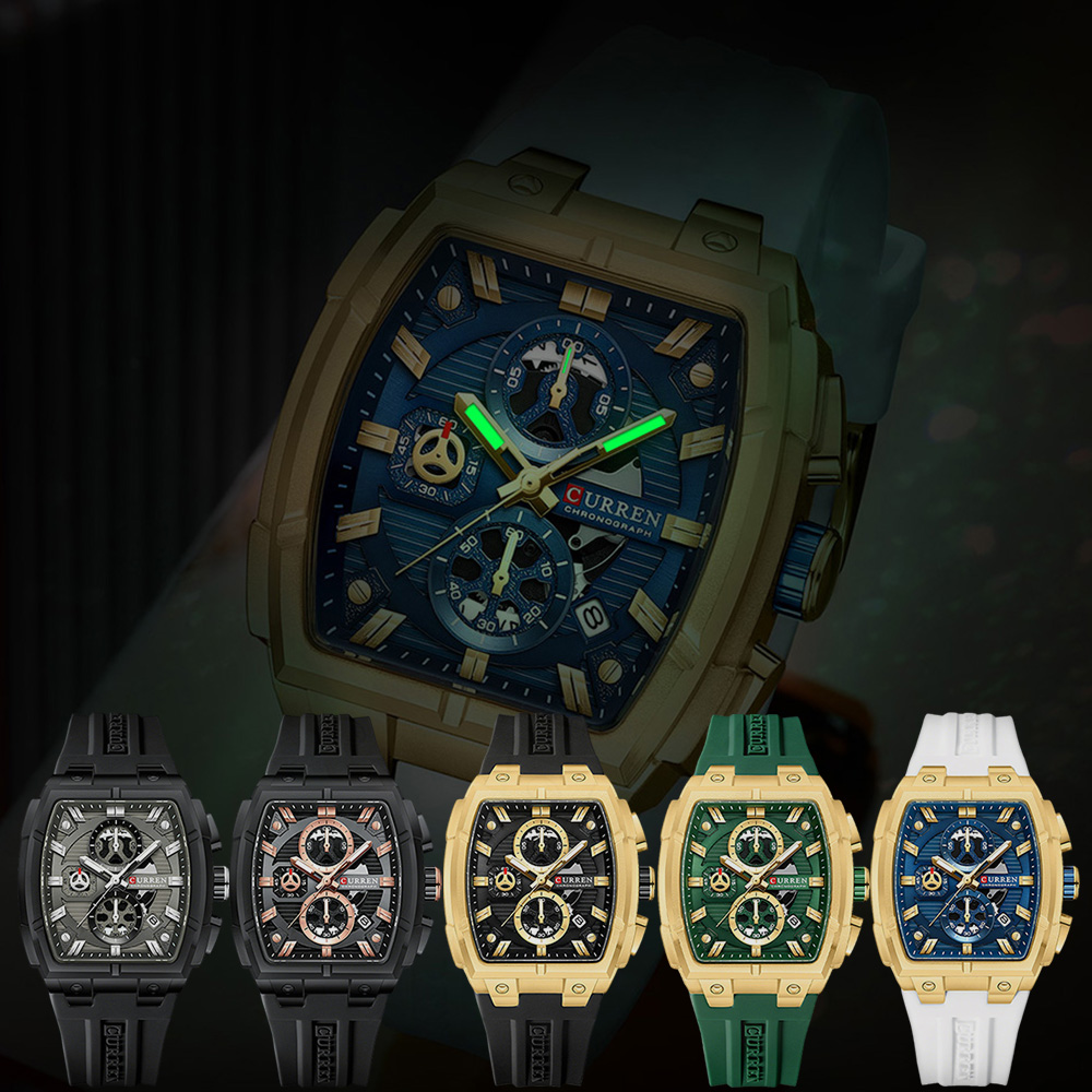 CURREN 高級ヴィンテージ腕時計 メンズ スポーツ クロ - Luxury Watch Japan のレビューと価格