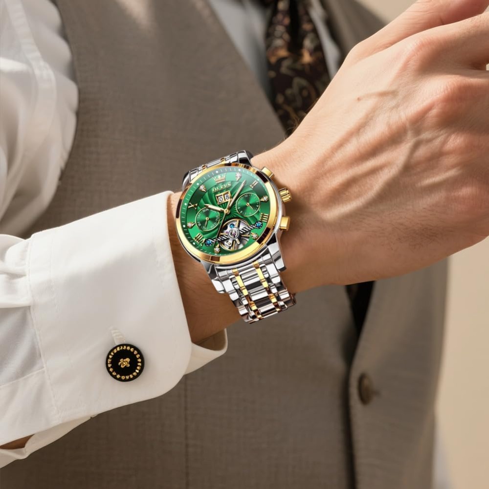 アナログクォーツ高級ダイヤモンド防水クロノグラフステンレスス - Luxury Watch Image のレビューと価格