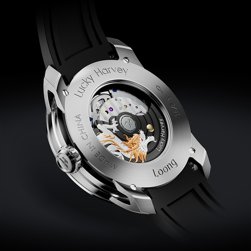 ラッキーハーベイ 高級中国龍柄腕時計 メンズ 自動巻き サフ - Luxury Watch In China のレビューと価格
