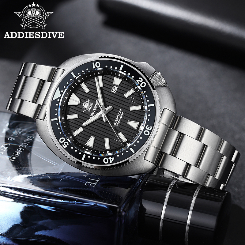 ADDIESDIVE 新しいメンズ腕時計クォーツ腕時計サファ - Luxury Watch Packaging Box のレビューと価格