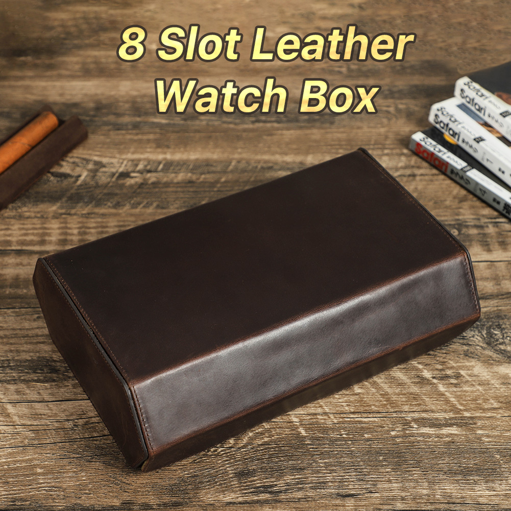 CONTACT'S FAMILY 高級本革8スロット腕時計ロ - Luxury Watch Packaging Box のレビューと価格