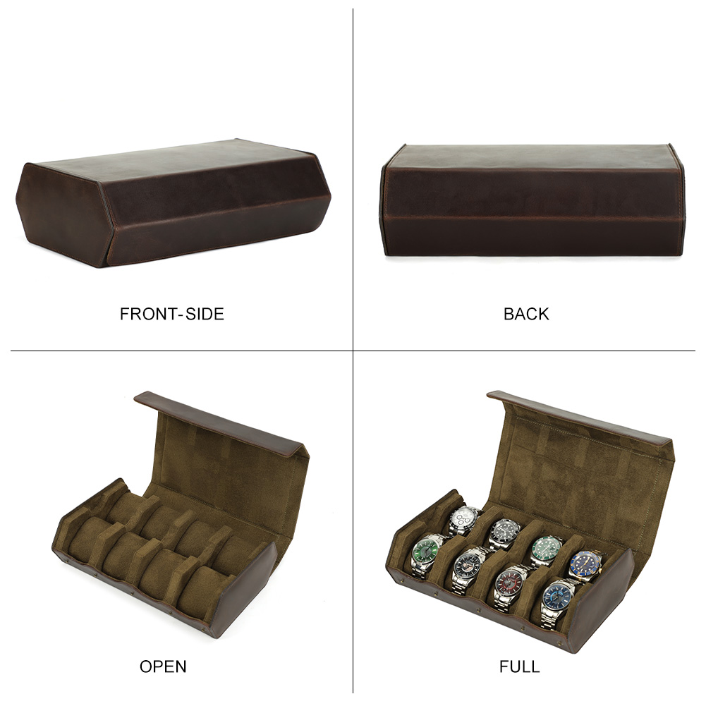 CONTACT'S FAMILY 高級本革8スロット腕時計ロ - Luxury Watch Packaging Box のレビューと価格