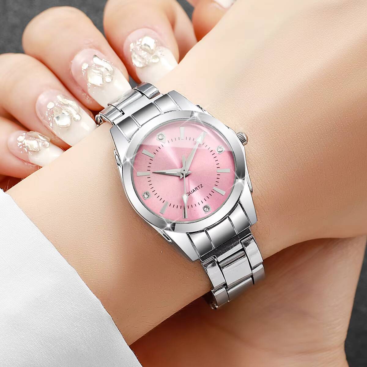 高級ラインストーンの女性の腕時計カジュアルクォーツ腕時計レデ - Luxury Watch Packaging Box のレビューと価格